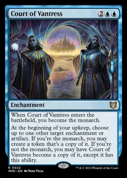 Light Play, English MTG Foil Court of Vantress - Foil Commander: Wilds of Eldrai - Image 1