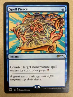 MTG 1x Spell Pierce # 41 Secret Lair Drop Magic the Gathering Card x1 NM - Image 1