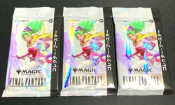 MTG Final Fantasy Collector Booster 3 Packs Sealed Japanese Magic The Gathering - Image 1