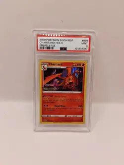 Pokemon Card Charizard SWSH066 Vivid Viltage PSA 9 Prerelease Mint ENG - Image 1