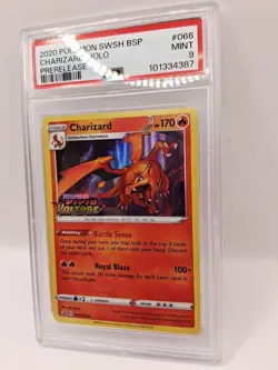 Pokemon Card Charizard SWSH066 Vivid Viltage PSA 9 Prerelease Mint ENG - Image 2