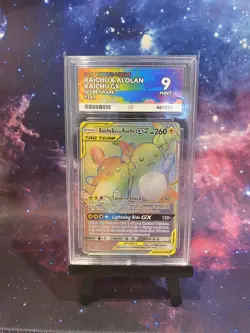 Raichu & Alolan Raichu GX 241/236 - Unified Minds - Pokemon TCG ✨ ACE 9 ✨ - Image 1