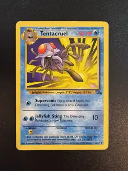 Pokemon: Tentacruel 44/62 MP Fossil - Non Holo - Image 1