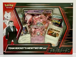 Pokemon Mewtwo Ex Collection Box Scarlet Violet Destined Rivals Team Rocket New - Image 1