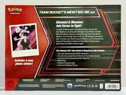 Pokemon Mewtwo Ex Collection Box Scarlet Violet Destined Rivals Team Rocket New - Image 2