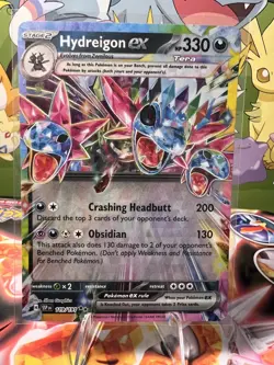 Pokemon TCG SV08: Surging Sparks Hydreigon ex #119/191 NM - Image 1