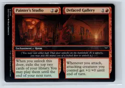FOIL Painter's Studio / Defaced Gallery Duskmourn - MTG Magic the Gathering Card - Image 1