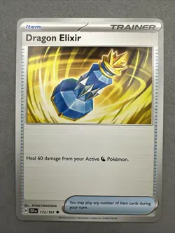Pokemon TCG * SV Surging Sparks 172/191 Dragon Elixir Uncommon * FRESH PK - Image 1