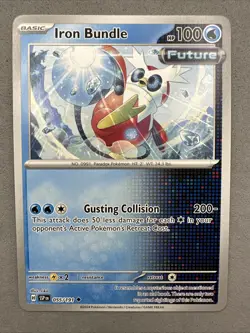 Pokemon TCG * SV Surging Sparks 055/191 Iron Bundle Uncommon * FRESH PK - Image 1