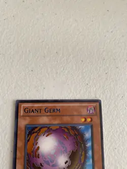 YUGIOH Giant Germ DL12-EN003 Blue Rare Light-played LP - Image 3