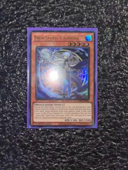 Yugioh! Dracotail Faimena JUSH-EN002 Ultra Rare 1st Edition Near Mint - Image 1