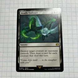 Final Fantasy MTG Magic the Gathering Deadly Embrace R 0557 Regular Card - Image 1