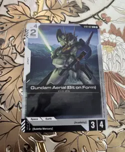 Gundam Card Game Gundam Aerial (Bit on Form) ST01-007 - Image 1