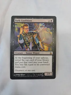 Magic the Gathering Dark Confidant Card Ravnica City of Guilds Edition - Image 1