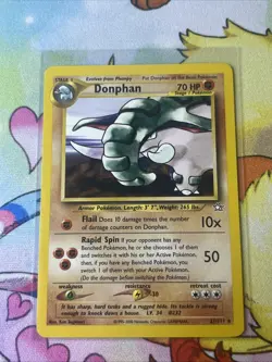 Donphan - 21/111 - Pokemon Neo Genesis Unlimited Rare Card WOTC NM/VLP - Image 1