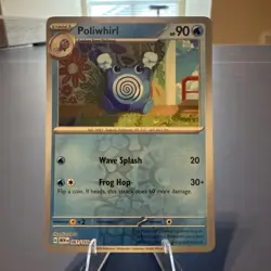 Poliwhirl 061/165 Sv: Scarlet & Violet 151 Reverse Holo NM Pokemon Card - Image 1