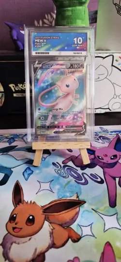 Pokemon Mew v Fusion Strike TCG Card 250/264 ACE 10 - Image 1