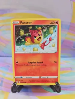 Pokemon TCG Fusion Strike Card | Pansear 037/264 Common - Image 1