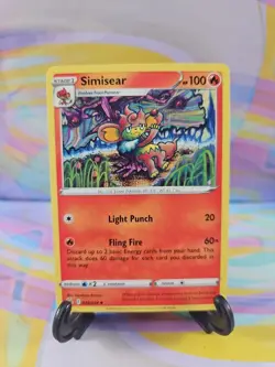 Pokemon TCG Fusion Strike Card | Simisear 038/264 Uncommon - Image 1
