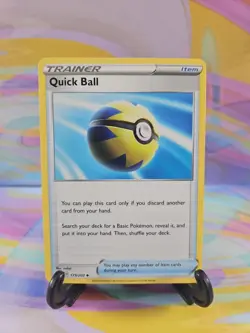 Pokemon TCG Sword & Shield Card | Quick Ball 179/202 Uncommon - Image 1