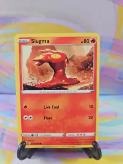 Pokemon TCG Fusion Strike Card | Slugma 034/264 Common - Image 1