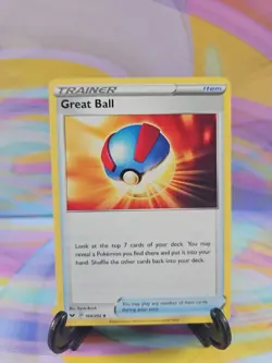 Pokemon TCG Sword & Shield Card | Great Ball 164/202 Uncommon - Image 1