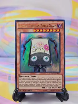 Yu-Gi-Oh TCG Card | Flower Cardian Zebra Grass DRL3-EN032 First Edition - Image 1