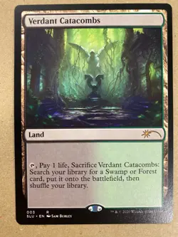 MTG 1x Verdant Catacombs # 3 Secret Lair Drop Magic the Gathering Card x1 NM - Image 1