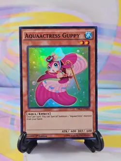 Yu-Gi-Oh TCG Card | Aquaactress Guppy DRL2-EN040 First Edition - Image 1