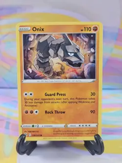Pokemon TCG Fusion Strike Card | Onix 138/264 Common - Image 1