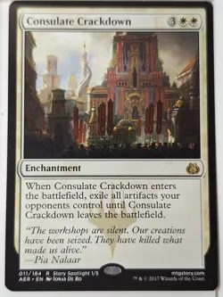 Consulate Crackdown - Aether Revolt - Magic the Gathering MTG Nice! - Image 1