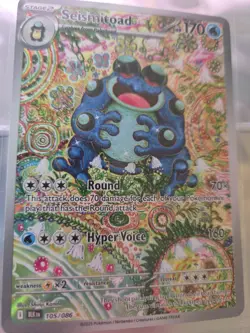 Seismitoad Full Art 105/086 Black Bolt Pokemon Card Good Condition - Image 1