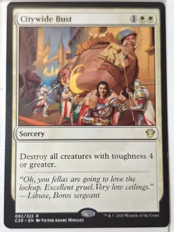 Citywide Bust - Commander: 2020 - Magic the Gathering MTG Nice! - Image 1