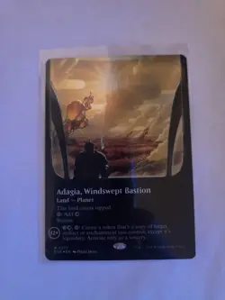 Adagia, Windswept Bastion (Borderless) Edge of Eternities Foil MTG 277 - Image 1
