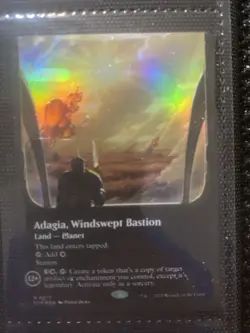 Adagia, Windswept Bastion (Borderless) Edge of Eternities Foil MTG 277 - Image 1