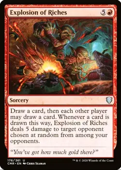 X 1 Explosion of Riches NM Commander Legends 176 MTG Magic The Gathering - Image 1