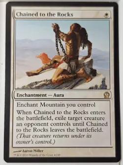 Chained to the Rocks - Theros - Magic the Gathering MTG Nice! - Image 1