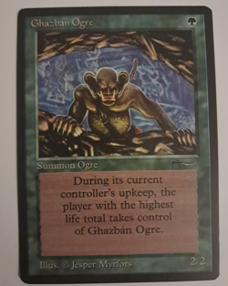 Ghazban Ogre LP Arabian Nights MTG Magic the Gathering - Image 1
