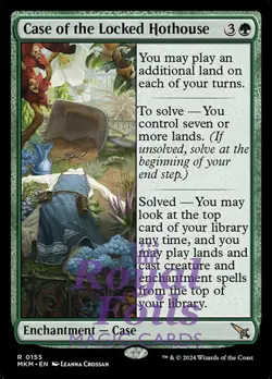 Case of the Locked Hothouse 1x FOIL MTG Murders at Karlov Manor MKM Rare MINT - Image 1