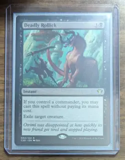 MTG Deadly Rollick Non-Foil from Commander 2020 NM - Image 2