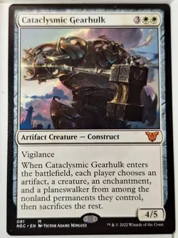 Cataclysmic Gearhulk - Commander: Kamigawa Neon Dynasty- Magic the Gathering MTG - Image 1