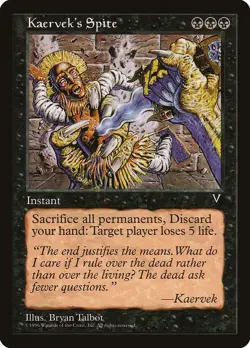 MTG - Kaervek's Spite - Visions - X1 - (MP) - - Image 1