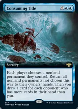 Consuming Tide (Extended Art) -Foil Light Play MTG Innistrad: Crimson Vow - Image 1