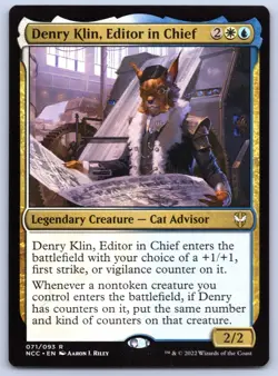 Denry Klin, Editor in Chief - Commander Streets of New Capenna - MTG - Near Mint - Image 1