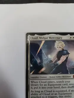 Cloud, Midgar Mercenary #10 Non-Foil & Buster Sword #255 Foil. Final Fantasy MTG - Image 5