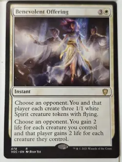 Benevolent Offering - Commander Innistrad: Crimson Vow - Magic the Gathering MTG - Image 1
