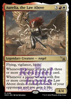 Aurelia, the Law Above 1x FOIL MTG Murders at Karlov Manor MKM Rare MINT - Image 1
