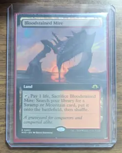 MTG Bloodstained Mire Extended Art Non-Foil from Modern Horizons 3 NM - Image 2