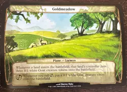 GOLDMEADOW (OVERSIZE) Planechase MTG Magic the Gathering Cards - Image 1