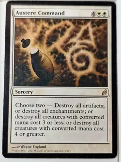 Austere Command - Lorwyn - Magic the Gathering MTG Nice! - Image 1